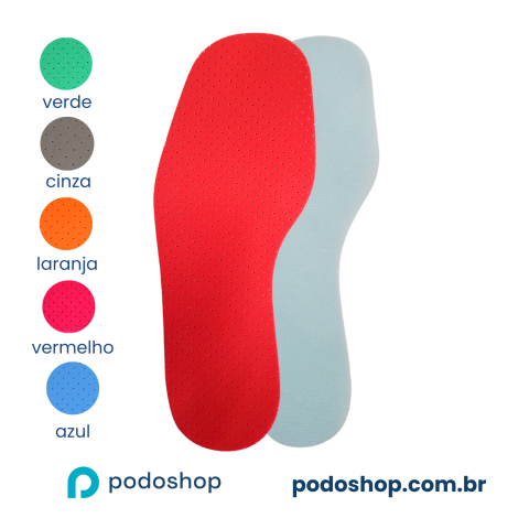 palmilha slim fina para palmilhas esportivas posturais podoposturologia